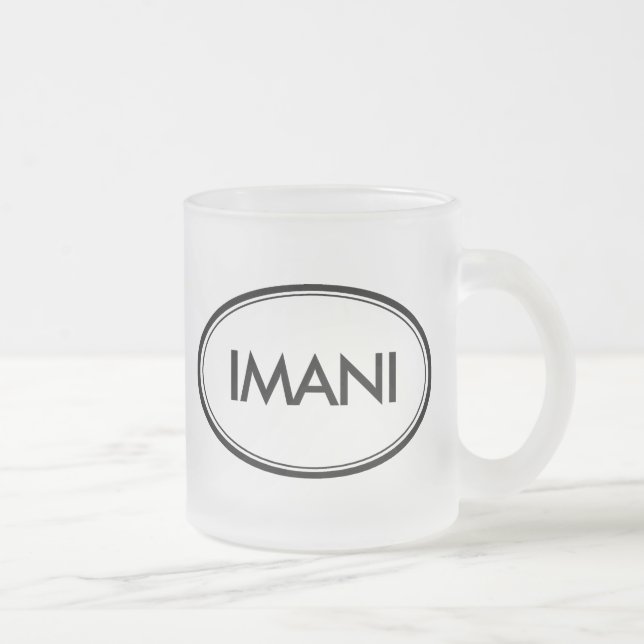 Taza De Cristal Esmerilado Imani (Derecha)