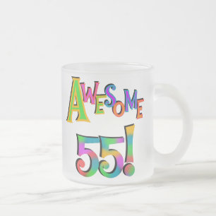 Taza De Cristal Esmerilado Impresionantes camisetas de cumpleaños y regalos