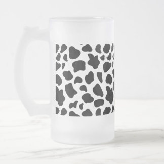 Taza De Cristal Esmerilado Imprimir vaca