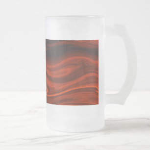 Taza De Cristal Esmerilado Incendio líquido por Shirley Taylor