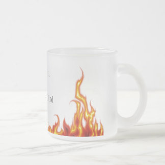 Taza De Cristal Esmerilado Infierno