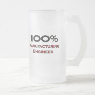 Taza De Cristal Esmerilado Ingeniero de fabricación del 100 por ciento