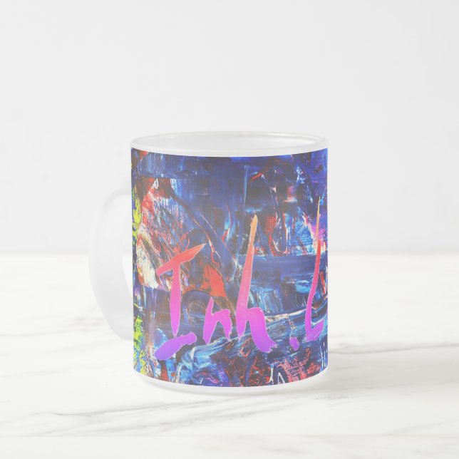 Taza De Cristal Esmerilado Inh. Love... 3 (Anverso izquierdo)