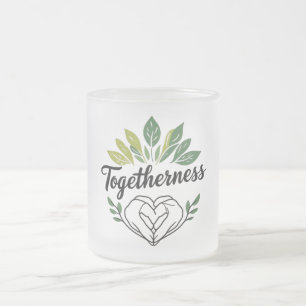 Taza De Cristal Esmerilado Iniciativa social conjunta Mug