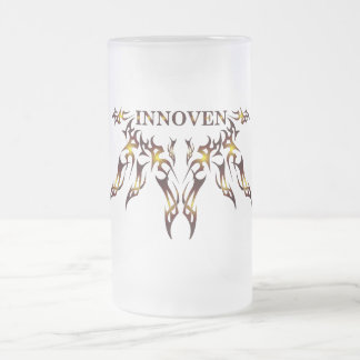 Taza De Cristal Esmerilado Innoven Beer Glass