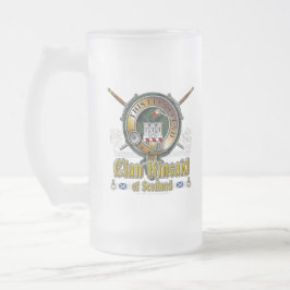 Taza De Cristal Esmerilado Insignia de Clan Kincaid