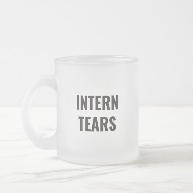 Taza De Cristal Esmerilado Intern Tear (Izquierda)