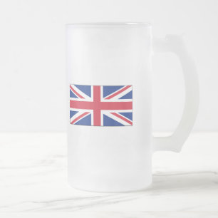 Taza De Cristal Esmerilado International de la BANDERA de Inglaterra