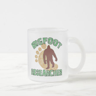 Taza De Cristal Esmerilado Investigador de Bigfoot