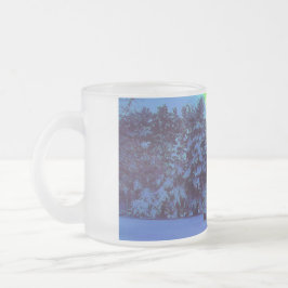 Taza De Cristal Esmerilado Invierno híper del color
