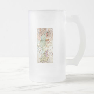 Taza De Cristal Esmerilado Invierno por Mucha
