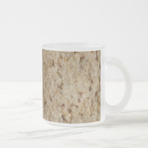 Taza De Cristal Esmerilado Invitación curruscante del arroz