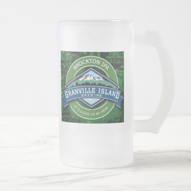 Taza De Cristal Esmerilado Isla de Granville (Derecha)