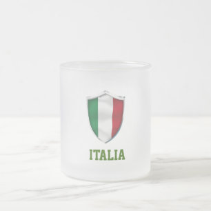 TAZA DE CRISTAL ESMERILADO ITALIA