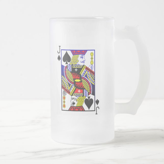 Taza De Cristal Esmerilado Jack muerto heló el vidrio de cerveza (Derecha)