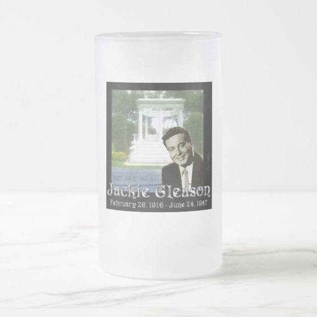 Taza De Cristal Esmerilado Jackie Gleason Stein (Centro)