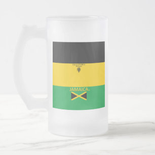 Taza De Cristal Esmerilado Jamaica escarcha vidrio