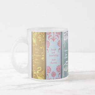 Taza De Cristal Esmerilado Jane Austen
