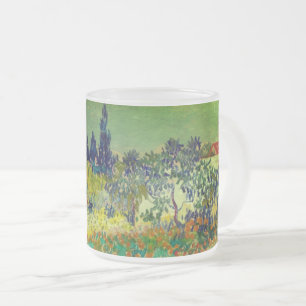 Taza De Cristal Esmerilado Jardín Vincent Van Gogh en Arles