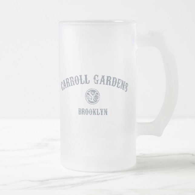 Taza De Cristal Esmerilado Jardines de Carroll (Derecha)