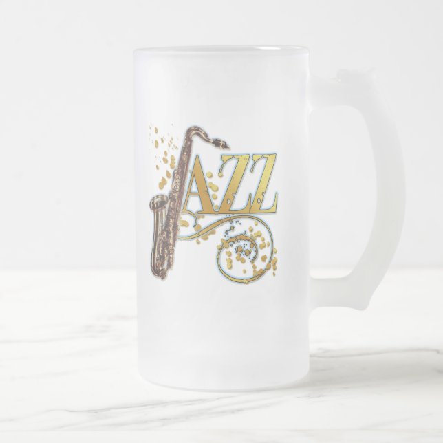 TAZA DE CRISTAL ESMERILADO JAZZ (Derecha)