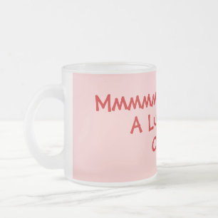 Taza De Cristal Esmerilado jerga de jerga alegre que bebe eslogan