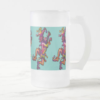 Taza De Cristal Esmerilado Jester