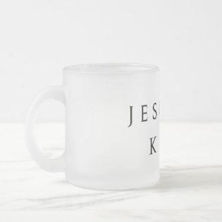 Taza De Cristal Esmerilado JESUS IS KING Hoodie