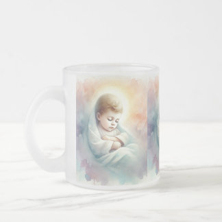 Taza De Cristal Esmerilado jesus mug