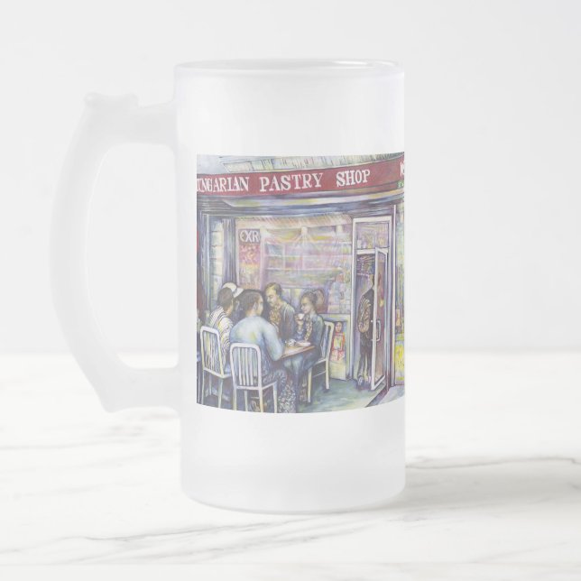 Taza De Cristal Esmerilado Jocund (Izquierda)