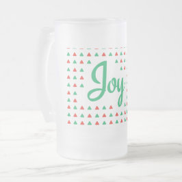 Taza De Cristal Esmerilado Joy Frosted Glass Beer Mug