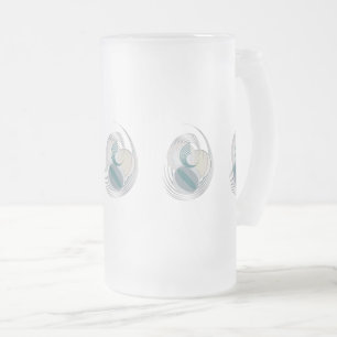 Taza De Cristal Esmerilado Joyas para Navidades