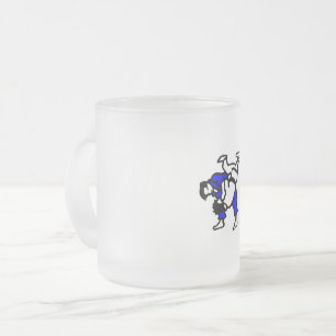 Taza De Cristal Esmerilado Judo
