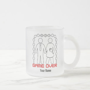 Taza De Cristal Esmerilado Juego terminado - GO01A 🎮💍