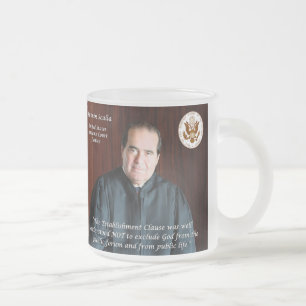 Taza De Cristal Esmerilado Juez del Tribunal Supremo Antonin Scalia