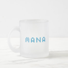 Taza De Cristal Esmerilado Jugador de maná