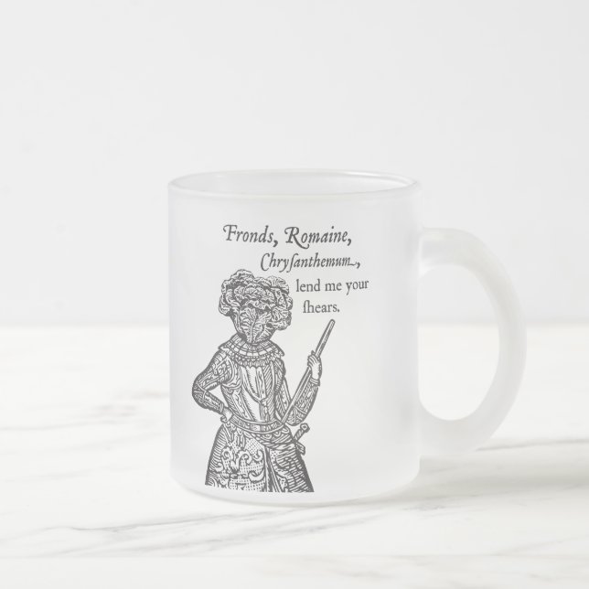 Taza De Cristal Esmerilado (Julio) Ensalada César (Derecha)