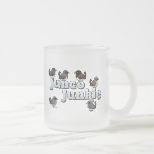 Taza De Cristal Esmerilado Junco Junkie