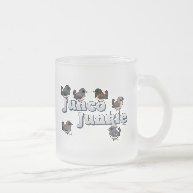 Taza De Cristal Esmerilado Junco Junkie (Derecha)