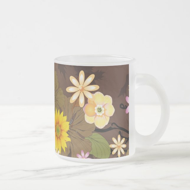 Taza De Cristal Esmerilado Jungla imaginaria 3 (Derecha)