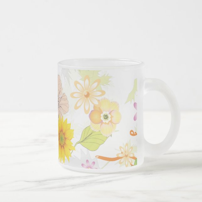 Taza De Cristal Esmerilado Jungla imaginaria 4 (Derecha)