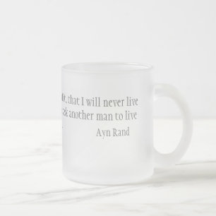 Taza De Cristal Esmerilado Juro
