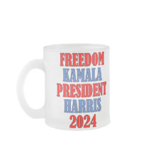 Kamala Harris Frosted Mug 2024