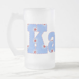 TAZA DE CRISTAL ESMERILADO KARIN