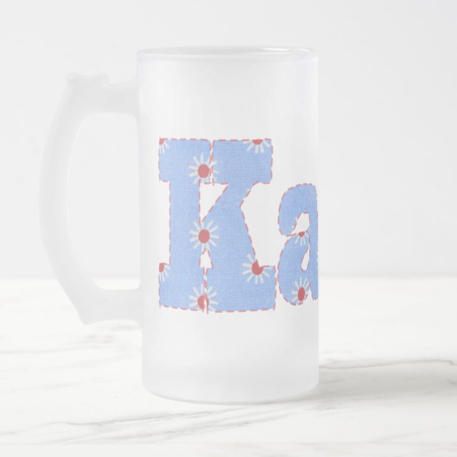 TAZA DE CRISTAL ESMERILADO KARIN (Izquierda)