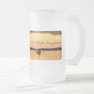Taza De Cristal Esmerilado Kayakers de triple estado