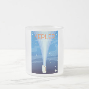 Taza De Cristal Esmerilado Kepler - Exploración del universo