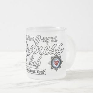 Taza De Cristal Esmerilado Kindness Club