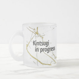 Taza De Cristal Esmerilado Kintsugi mug crystal