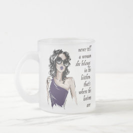 Taza De Cristal Esmerilado Kitchen Knives pertenece